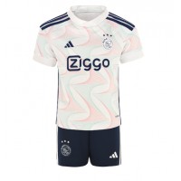 Dětský fotbalový dres Ajax 2023-24 Venkovní Krátký Rukáv (+ trenýrky)